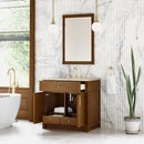 James Martin Bellshire 36" Single Bathroom Vanity, Honey Oak