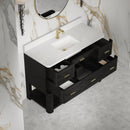 James Martin Lucian 48" Single Bathroom Vanity, Carbon Oak