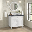 James Martin Lorelai 36" Single Bathroom Vanity, Bright White