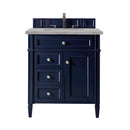James Martin Brittany 30" Single Bathroom Vanity, Victory Blue