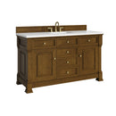 James Martin Brookfield 60" Single Bathroom Vanity, Honey Oak
