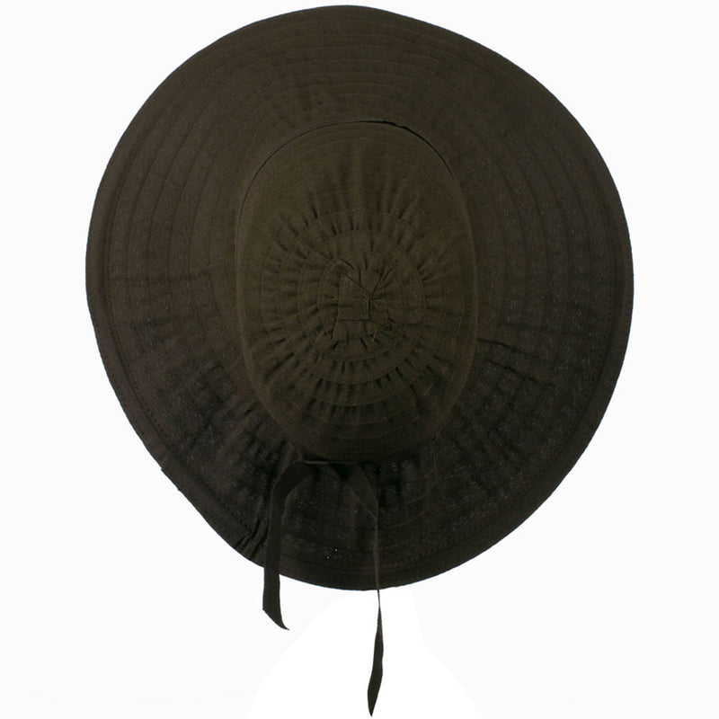 Women's Bucket Shaped Hat with Ribbon