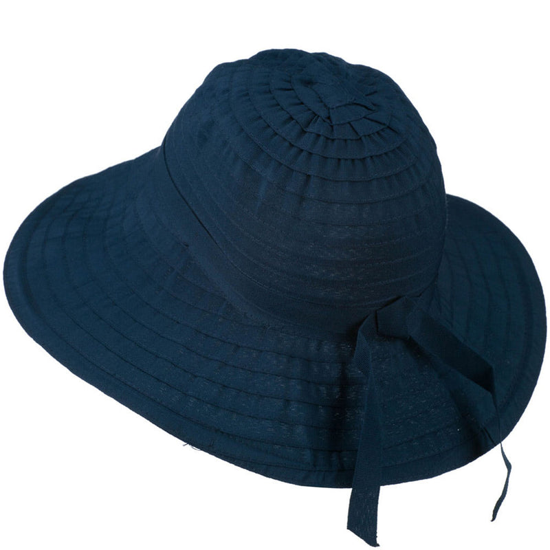 Women's Bucket Shaped Hat with Ribbon