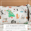 Turkish Cotton Christmas Flannel Sheet Set - Whittaker Collection by Great Bay Home