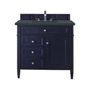James Martin Brittany 36" Single Bathroom Vanity, Victory Blue