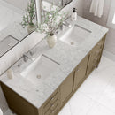 James Martin Chicago 60" Double Bathroom Vanity, Walnut Whisper
