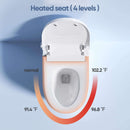 Alora Heavy-DutyHigh-Power Flush Smart Toilet With Built-In Bidet And Elongated Heated Seat (SAK13684)