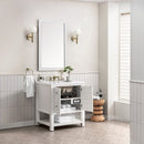 James Martin Breckenridge 30" Single Bathroom Vanity, Bright White