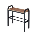 Shoe Organizer & Bench (18" H)  - Steel + Wood