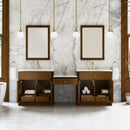 James Martin Bellshire 96" Double Bathroom Vanity, Honey Oak