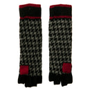 14 Inches Herringbone Fingerless Glove