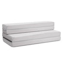 4 Inch Folding Sofa Bed Foam Mattress with Handles by LJGDeals