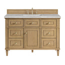 James Martin Lorelai 48" Single Bathroom Vanity, Light Natural Oak