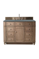 James Martin Bristol 48" Single Bathroom Vanity, Whitewashed Walnut