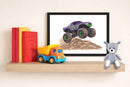 Humongous Trucks Art Print, Framed (16" x 12")
