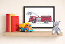 Humongous Trucks Art Print, Framed (16" x 12")