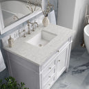 James Martin Brittany 36" Single Bathroom Vanity, Bright White