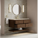 James Martin Allamari 48" Floating Single Bathroom Vanity, Sable