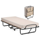75 x 31.5 Inch Folding Guest Bed with Memory Foam Mattress for Adult by LJGDeals