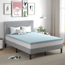 4 Inch Gel Injection Memory Foam Mattress Top Ventilated Mattress Double Bed by LJGDeals