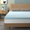 4 Inch Gel Injection Memory Foam Mattress Top Ventilated Mattress Double Bed by LJGDeals