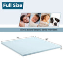 4 Inch Gel Injection Memory Foam Mattress Top Ventilated Mattress Double Bed by LJGDeals