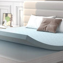 4 Inch Gel Injection Memory Foam Mattress Top Ventilated Mattress Double Bed by LJGDeals