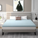 4 Inch Gel Injection Memory Foam Mattress Top Ventilated Mattress Double Bed