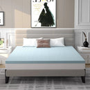 4 Inch Gel Injection Memory Foam Mattress Top Ventilated Mattress Double Bed by LJGDeals