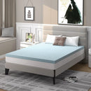 4 Inch Gel Injection Memory Foam Mattress Top Ventilated Mattress Double Bed by LJGDeals
