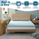 4 Inch Gel Injection Memory Foam Mattress Top Ventilated Mattress Double Bed by LJGDeals