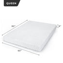 8 Inch Memory Foam Mattress with Poly Jacquard Fabric Cover by LJGDeals