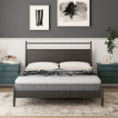 75L x 54W x 8H Memory Foam Mattress with Jacquard Fabric Cover by LJGDeals