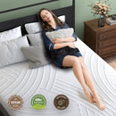 75L x 54W x 8H Memory Foam Mattress with Jacquard Fabric Cover by LJGDeals