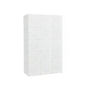 Foldable Armoire Wardrobe Closet with 10 Cubes by LJGDeals