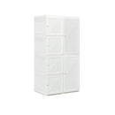 Foldable Armoire Wardrobe Closet with 8 Cubby Storage by DirectDeals