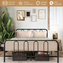 Full/Queen Size Metal Bed Frame with Headboard and Footboard by LJGDeals