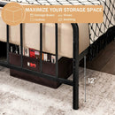 Full/Queen Size Metal Bed Frame with Headboard and Footboard by LJGDeals
