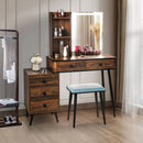 Vanity Makeup Table Set with Lighted Mirror by LJGDeals