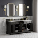 James Martin Brookfield 72" Double Bathroom Vanity, Black Onyx