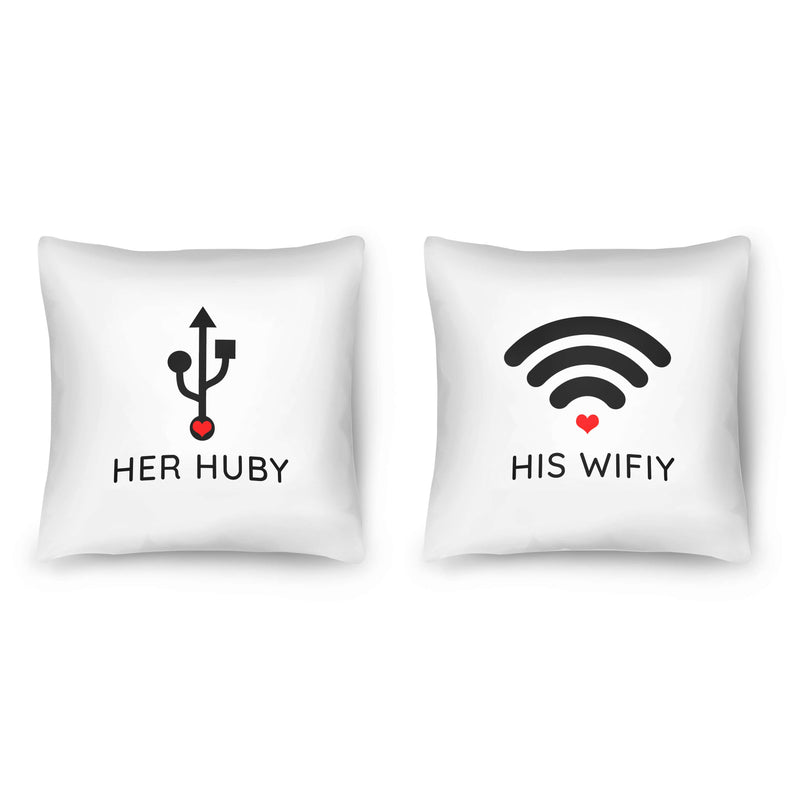 Huby & Wifey A Cushion