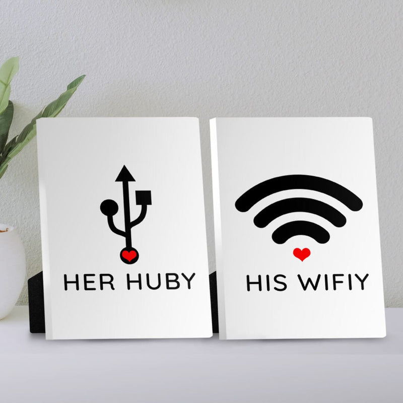 Huby & Wifey Desktop Canvas