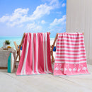 Cotton Velour Beach Towel - Maui Collection by Great Bay Home