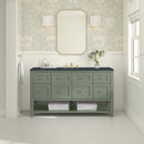 James Martin Breckenridge 60" Single Bathroom Vanity, Smokey Celadon