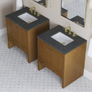 James Martin Hudson 30" Single Bathroom Vanity, Honey Oak