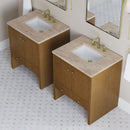 James Martin Hudson 30" Single Bathroom Vanity, Honey Oak