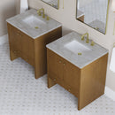 James Martin Hudson 30" Single Bathroom Vanity, Honey Oak