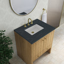 James Martin Hudson 30" Single Bathroom Vanity, Light Natural Oak