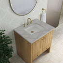 James Martin Hudson 30" Single Bathroom Vanity, Light Natural Oak