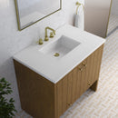 James Martin Hudson 36" Single Bathroom Vanity, Honey Oak